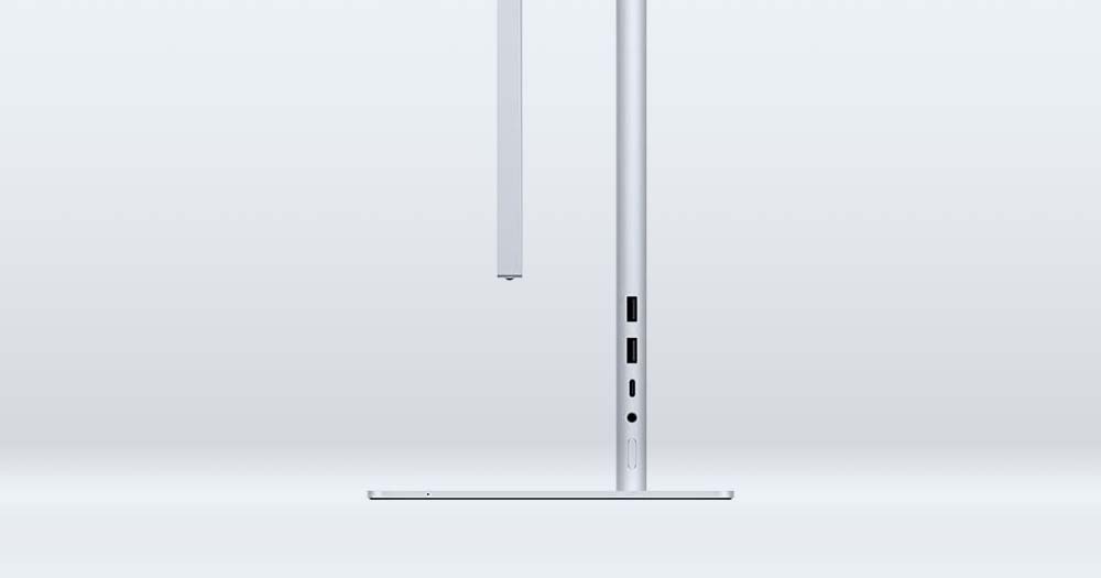 Connexions of the HUAWEI MateView 28.2 inch Monitor, 4K UHD