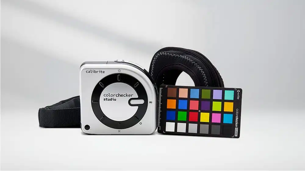 ColorChecker Studio on a grey background