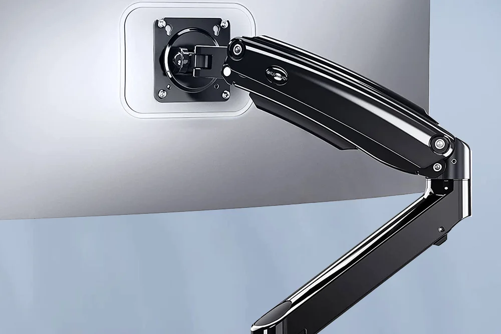 Close up of the HUANUO single monitor mount