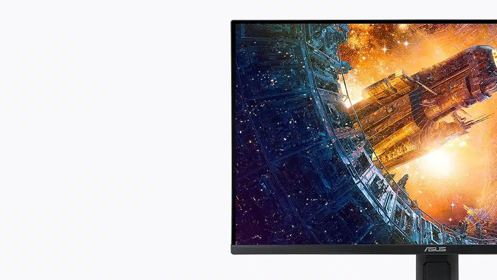 ASUS VG28UQL1A Monitor Gaming 28 Pulgadas, UHD 4K (3840x2160), Fast IPS, 144 Hz, 1 ms GTG, NVIDIA G-Sync Compatible, AMD FreeSync Premium, DSC, ELMB Sync, DisplayHDR 400, DCI-P3 90%