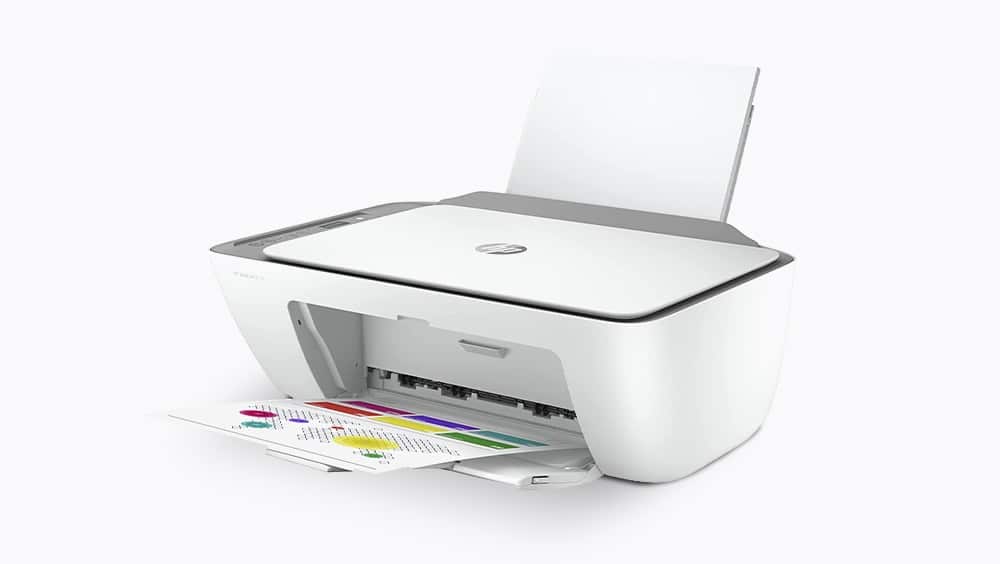 HP DeskJet 2720 - Impresora multifunción (Tinta instantánea, Impresora, escáner, fotocopiadora, WLAN, AirPrint) con 6 Cartuchos de Tinta instantánea, Color Gris