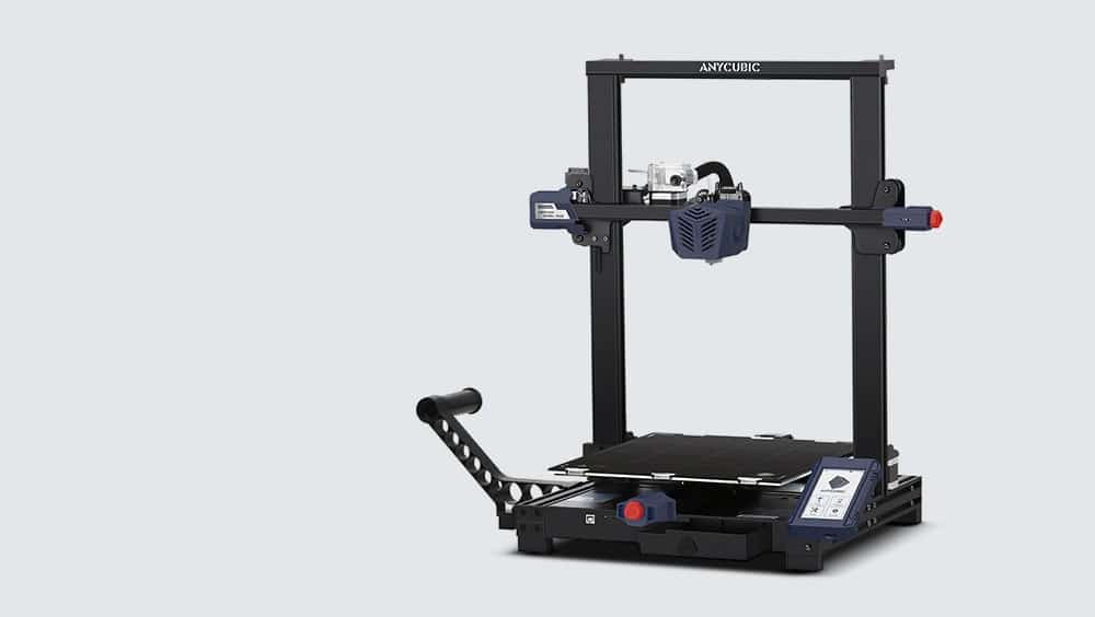 Impresora 3D Anycubic Kobra Plus desde una vista de 3/4