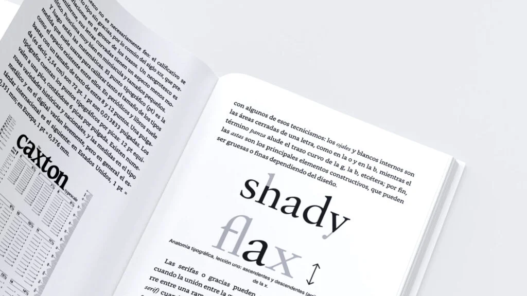 Páginas interiores del libro "Es mi tipo"